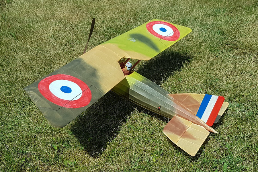 Ingvars Morane Saulnier AI free flight scale model